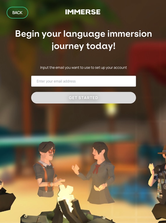 Immerse allows for lessons with native speakers around the world through VR classes.